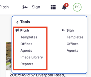 Select tools > Pitch to view all the available tools.