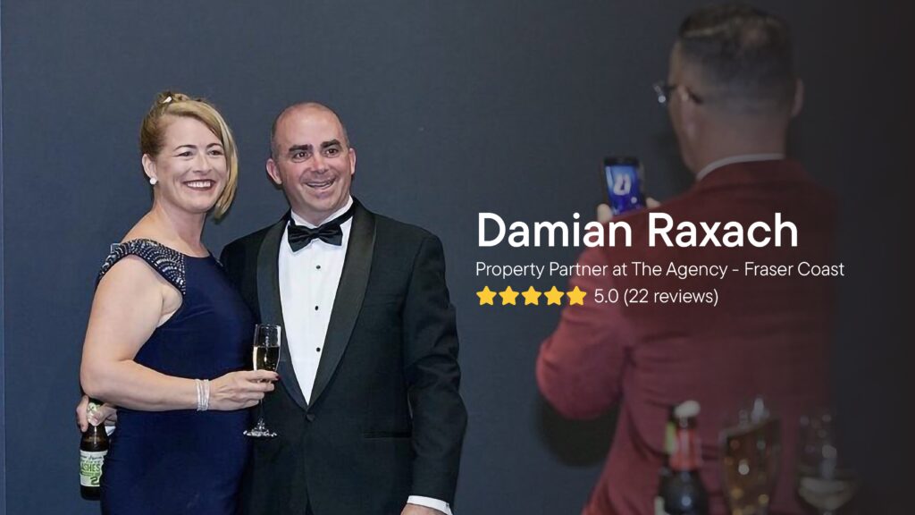 Damian Raxach has a perfect 5.0 rating on realestate.com.au.